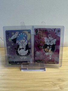 Weiss Schwarz RE ZERO vol.3 RZ/S116-078SP SP Rem & Ram Set FOIL Japanese - Picture 1 of 2