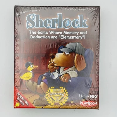 Reinhard Staupes Sherlock Juego de Cartas de Memoria para Niños Juego Familiar NUEVO Precintado Foto 1 de 4