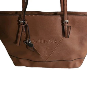Guess brown women's elegant  tote bag with minor imperfections - Picture 1 of 14