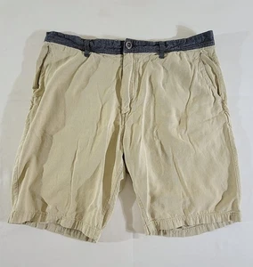 VOLCOM Shorts Mens 36 (Actual 37"x10") Distressed Chino Board Beach Skate Casual - Picture 1 of 7