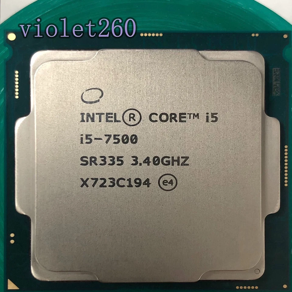 7Th Gen Intel Core i5-7500 LGA 1151 CPU Processor 3.40GHz Quad Core  SR335 65W - Image 1 of 1