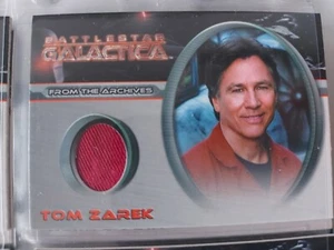 Battlestar Galactica Richard Hatch Tom Zarek Relic Costume Card CC17 Season 2 - Picture 1 of 2