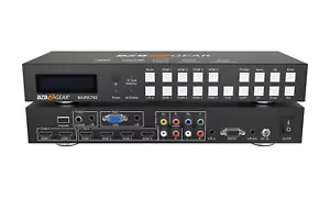 BZBGEAR 7x2 4K Presentation Switcher Scaler with HDMI/VGA/Component/Composite - Picture 1 of 9