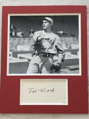 Smoky Joe Wood Signed Index Card Baseball PSA/DNA Autograph - clear Signature - Image 1 of 4