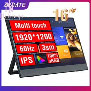 Portable Monitor 16'' FHD 1200P Laptop Monitor Computer External Touch Screen AU - Picture 1 of 15