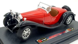 Burago 1/24 Scale Diecast 1238 - 1932 Bugatti Type 55 - Red/Black - Picture 1 of 5