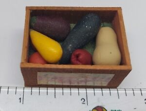 Dollhouse Miniature  food, Box of vegetable's handmade