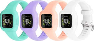 4 Pack Compatible with Garmin Vivofit Jr 3 Bands for Kids, Soft Silicone Sport B - Picture 1 of 12