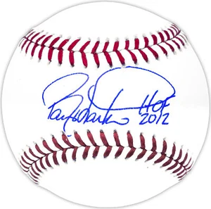 BARRY LARKIN AUTOGRAPHED MLB BASEBALL REDS "HOF 2012" BECKETT WITNESS 230177 - Picture 1 of 4