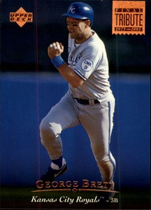 1995 Upper Deck Baseball Card #449 George Brett TRIB