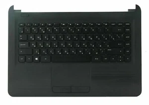Russian palmrest with keyboard for HP Pavilion 14-AC 14-AJ 14-AF /HPX8-RUS-PB - Picture 1 of 2