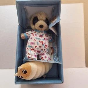 Yokov's Toy Shop Oleg 6" Baby Meerkat Hand Stitched Plush & Plush Catapillar - Picture 1 of 9