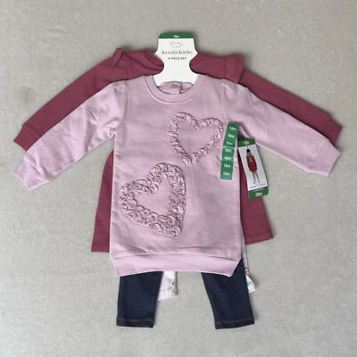 BRAND NEW - Koala Kids 4pc Set - Size 18M - Pink - Image 1 of 4