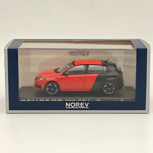 Norev 1/43 Peugeot 308 GTi SPORT VERSIO Red/BLACK Diecast Models Car Collection - Foto 1 di 6