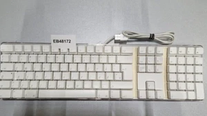 Apple A1048 Wired Keyboard USB Port White Used Working - Foto 1 di 9