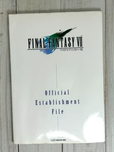 Final Fantasy VII Establishment File 1st. Edition Square: Art Guidebook Japanese - Picture 1 of 24
