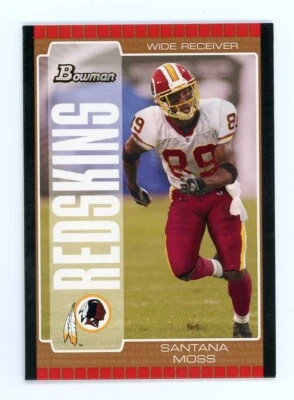 2005 Bowman Bronze Santana Moss #84 - Image 1 of 2