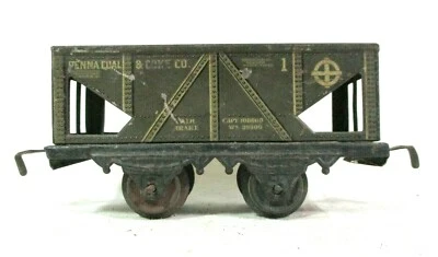 Bing 525/116 Penna Coal & Coke Co 1 Air Brake Hopper Car O Scale 4 Wheels B4-24 - Image 1 of 4