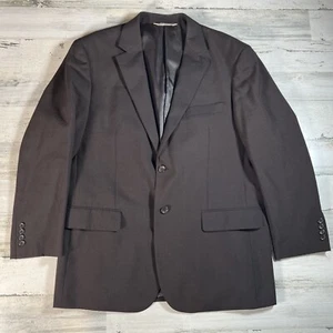 Pronto Uomo Ferretti Men’s Suit Blazer Brown Wool Size 44R Oxford Super 100’s - Picture 1 of 7