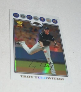 2008 TOPPS CHROME - TROY TULOWITZKI SHORTSTOP COLORADO ROCKIES # 97 REFRACTOR - Picture 1 of 4