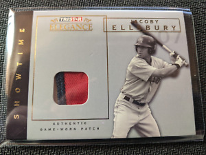 2007 TRISTAR Elegance Showtime Game-Worn Patch Jacoby Ellsbury RC