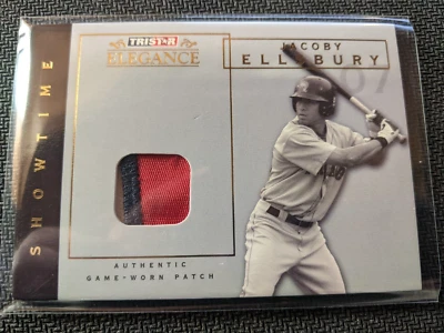 2007 TRISTAR Elegance Showtime Game-Worn Patch Jacoby Ellsbury RC - Image 1 of 2