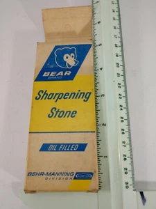 Piedra de banco vintage Behr-Manning Norton Bear marca MB-35 - Imagen 1 de 12