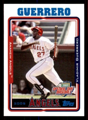 2005 Topps Opening Day  #150 Vladimir Guerrero Anaheim Angels - Image 1 of 2