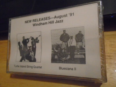 SEALED RARE PROMO Windham Hill Jazz CASSETTE TAPE Bluesiana II DR JOHN Fathead ! - Image 1 of 2