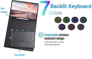 Teclado Desmontable + Funda para Samsung Galaxy Tab S10 Ultra 14.6" X920/926B - Imagen 1 de 8
