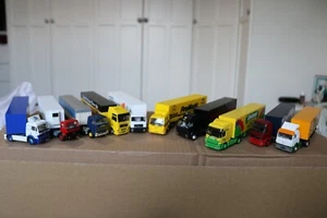 Herpa 1/87 Job Lot of 10 Semi with Trailer Sets - Unboxed - Foto 1 di 7