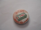 I-Spy priory broken pekoe priory tea wigwam,1950's-60's,vintage Gaunt,pin badge