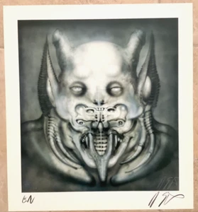 DAEMON Print by H.R. Giger. Signed EA/300 on archival paper. NEW (discount) - Picture 1 of 4