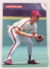 1991 Philadelphia Phillies Medford Photo Card-Dave Hollins 