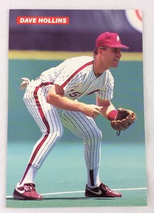 1991 Philadelphia Phillies Medford Photo Card-Dave Hollins 