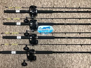 4PK OKUMA MAGDA PRO 20DXT REELS 7' MED CLASSIC PRO ROD TROLLING COMBOS - Picture 1 of 1