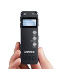 Homder Dictaphone Digital Professional Voice Recorder 16Gb Mp3 Rechargeable Usb