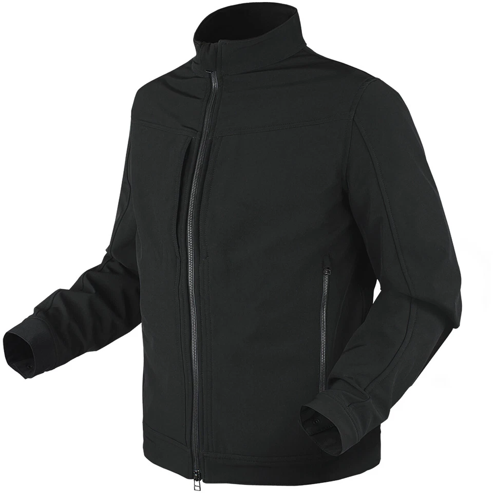 Condor Intrepid Softshell Veste Sécurité Armée Police Combat Tactique Homme Noir - Photo 1/1