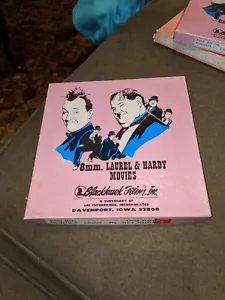 LAUREL & HARDY BERTH MARKS BLACKHAWK FILMS SUPER 8MM MOVIE - Picture 1 of 3
