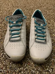 ECCO YAK Natural Motion Biom Golfschuhe Damen Gr. 39 US 8-8,5 weißes Leder - Bild 1 von 11