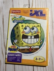 Vintage FP Fisher Price iXL SpongeBob SquarePants Game Learning Software Mattel - Picture 1 of 3