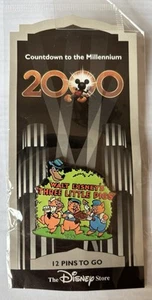 Disney Countdown to the Millennium Three Little Pigs Pin #13 BRAND NEW SEALED - Picture 1 of 3
