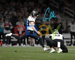 Cam Little 68 Yard FG NFL Schallplatte Jacksonville Jaguars Auto 8x10 Foto NACHDRUCK - Bild 1 von 1