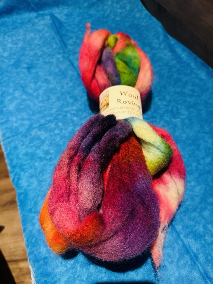 Wool Roving 4 Ounces From Dancing Leaf Farm - Image 1 of 4