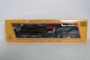 Vintage Mehano #689 HO Steam Locomotive & Pennsylvania Tender w/ Box (Great) - Picture 1 of 24