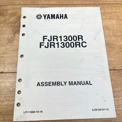 Manual de montaje Yamaha OEM / 2002 FJR1300R FJR1300RC Foto 1 de 3
