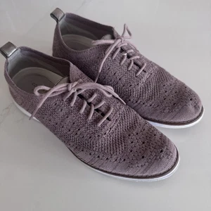 Cole Haan Grand OS Stitchlite Wingtip Oxford Fashion Sneaker Women 8 Mauve - Picture 1 of 8