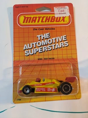 1987 Matchbox Superstars MB65 Indy Racer Number 5 Yellow Base - Image 1 of 4