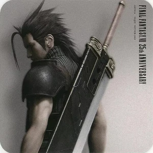 Zack Fair Coaster "Final Fantasy VII 25th ANNIVERSARY CAFE" - Picture 1 of 1