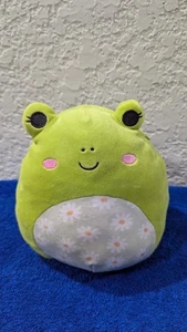 Squishmallow 7" Wendy The Frog Floral Blumen Bauch schwarze Augen Ostern '2022 gebraucht - Bild 1 von 7